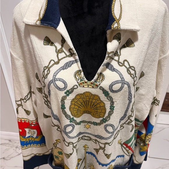 Etro Cotton Twill Nautical Size L - Picture 2 of 9